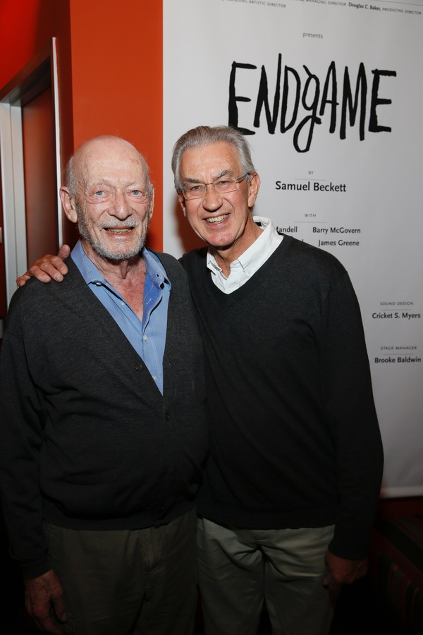 Cast member/ Alan Mandell and Barry McGovern Photo