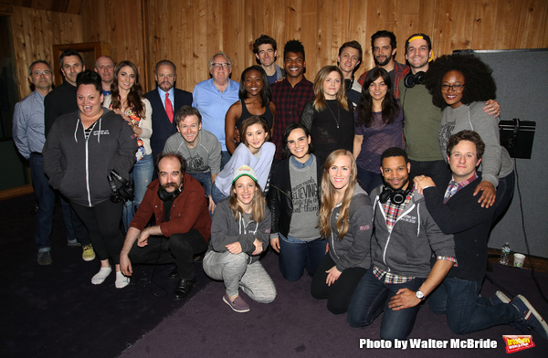 Photo Coverage: In the Recording Studio with Sara Bareilles and the Cast of WAITRESS! Image