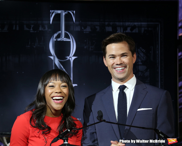 Photo Coverage: Andrew Rannells and Nikki M. James Announce the 2016 Tony Nominations! Image