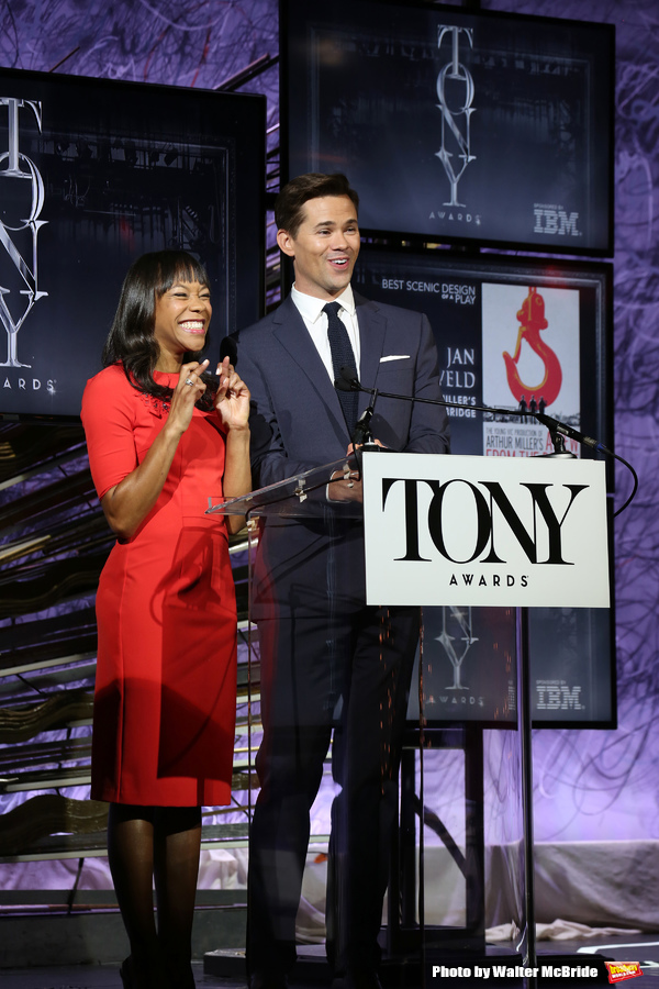 Photo Coverage: Andrew Rannells and Nikki M. James Announce the 2016 Tony Nominations! Image