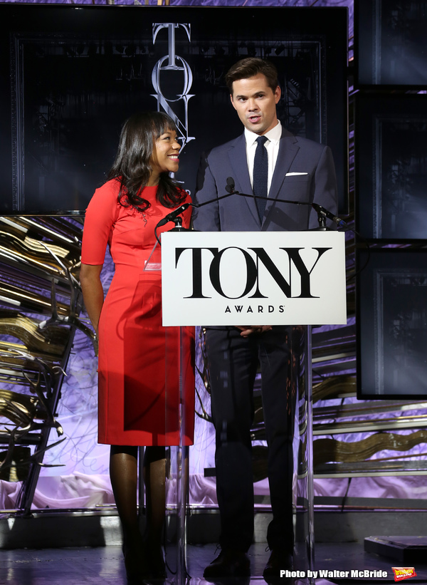Photo Coverage: Andrew Rannells and Nikki M. James Announce the 2016 Tony Nominations! Image