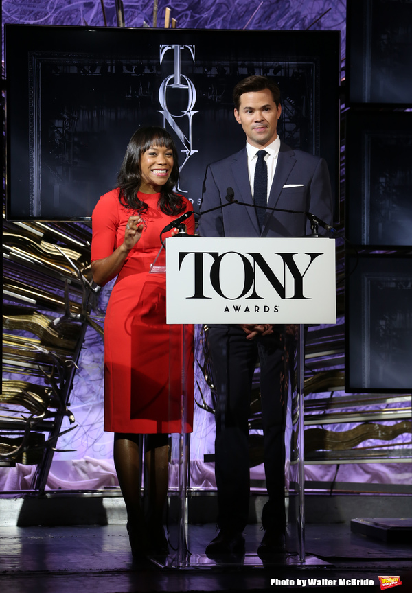Photo Coverage: Andrew Rannells and Nikki M. James Announce the 2016 Tony Nominations! Image