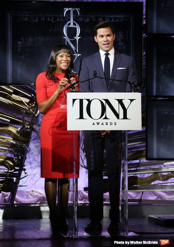 Photo Coverage: Andrew Rannells and Nikki M. James Announce the 2016 Tony Nominations! Image