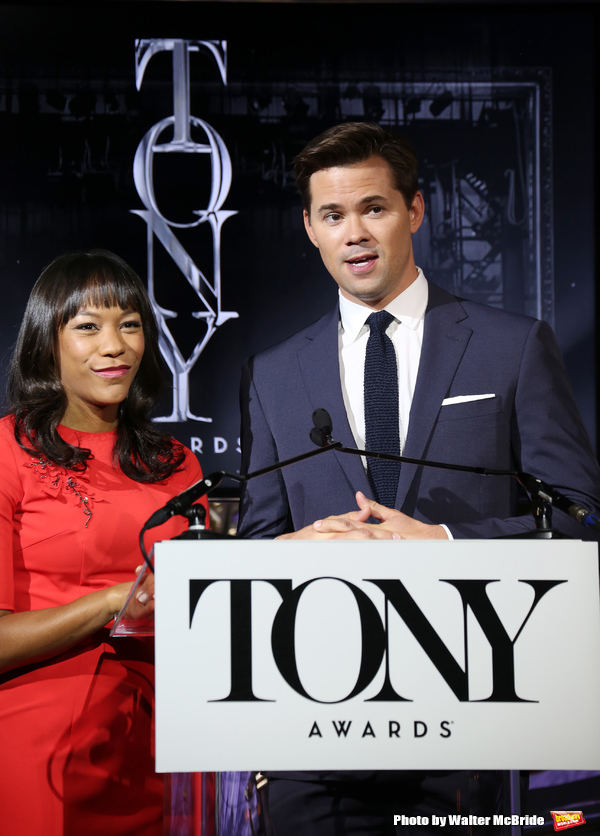 Photo Coverage: Andrew Rannells and Nikki M. James Announce the 2016 Tony Nominations! Image
