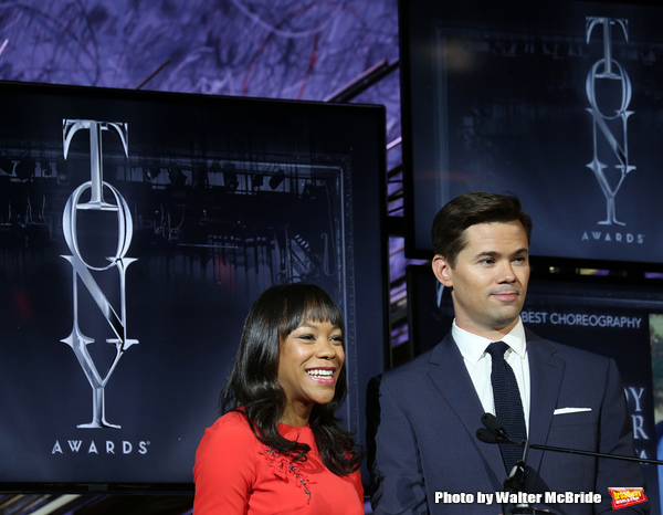 Photo Coverage: Andrew Rannells and Nikki M. James Announce the 2016 Tony Nominations! Image