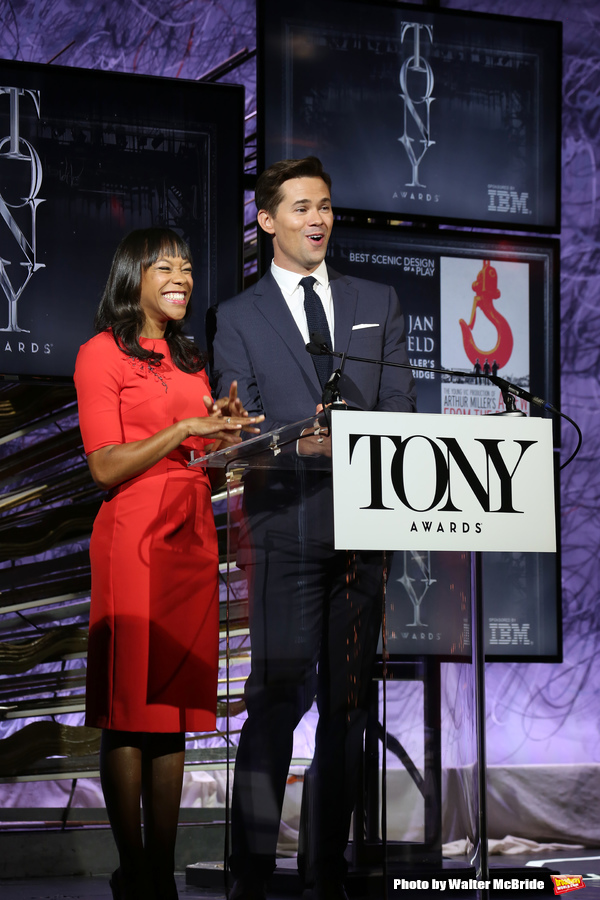 Photo Coverage: Andrew Rannells and Nikki M. James Announce the 2016 Tony Nominations! Image