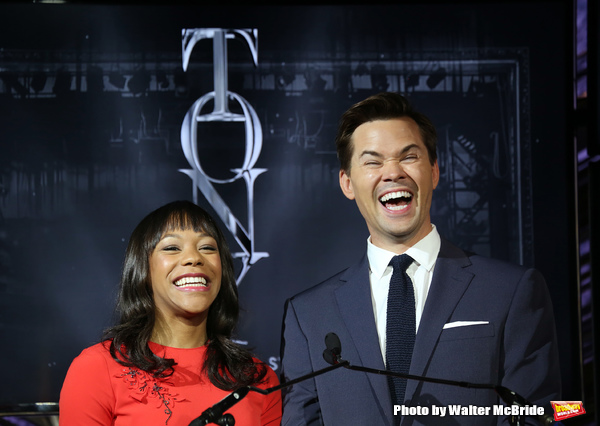 Photo Coverage: Andrew Rannells and Nikki M. James Announce the 2016 Tony Nominations! Image