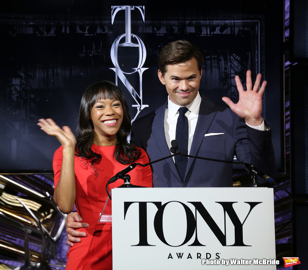 Photo Coverage: Andrew Rannells and Nikki M. James Announce the 2016 Tony Nominations! Image