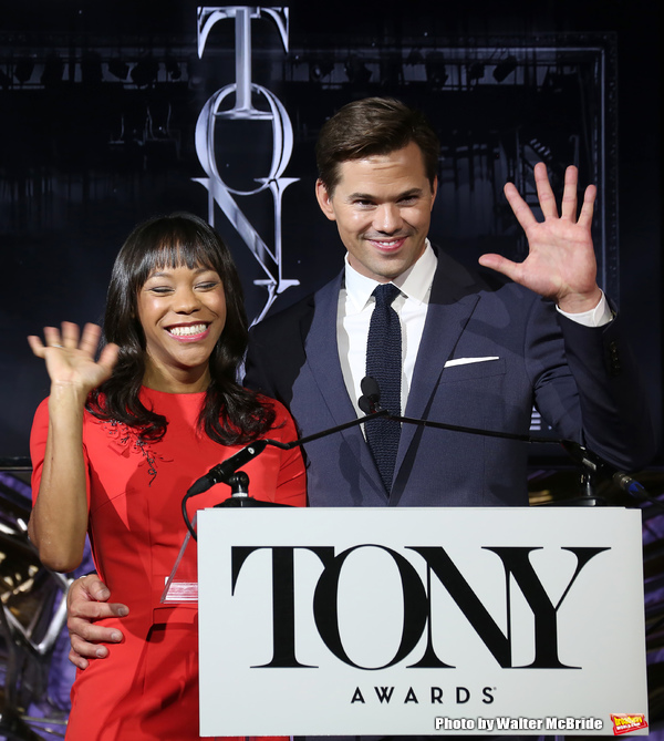 Photo Coverage: Andrew Rannells and Nikki M. James Announce the 2016 Tony Nominations! Image