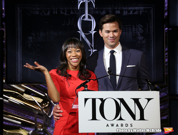 Photo Coverage: Andrew Rannells and Nikki M. James Announce the 2016 Tony Nominations! Image