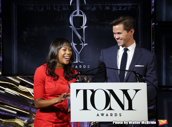 Photo Coverage: Andrew Rannells and Nikki M. James Announce the 2016 Tony Nominations! Image