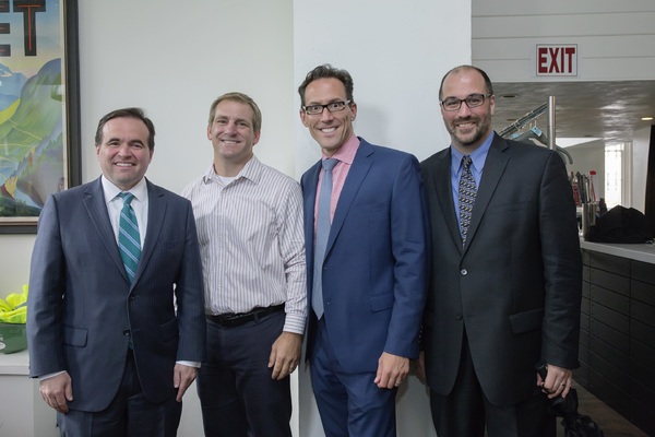 John Cranley, Joe Hubers, Jay Woffington, and Brian Isaac Phillips Photo