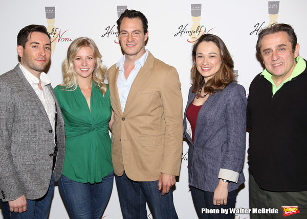 Photo Coverage: Matt Bogart, Whitney Bashor and the Company of HIMSELF AND NORA Meets the Press Image