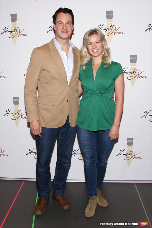 Photo Coverage: Matt Bogart, Whitney Bashor and the Company of HIMSELF AND NORA Meets the Press Image