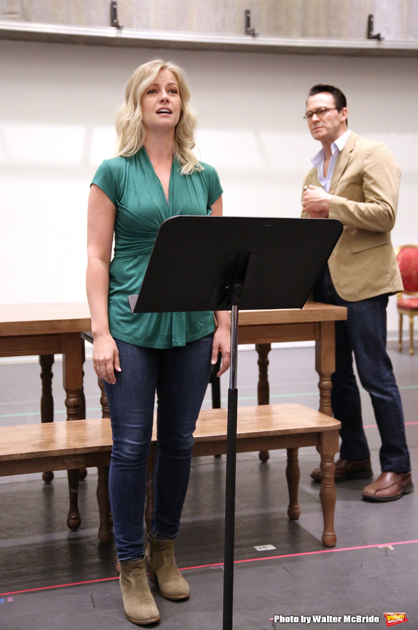 Photo Coverage: In Rehearsal with Matt Bogart, Whitney Bashor & the Cast of HIMSELF AND NORA Image