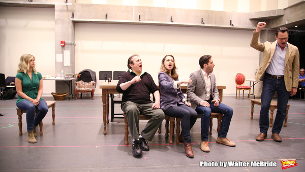 Photo Coverage: In Rehearsal with Matt Bogart, Whitney Bashor & the Cast of HIMSELF AND NORA Image
