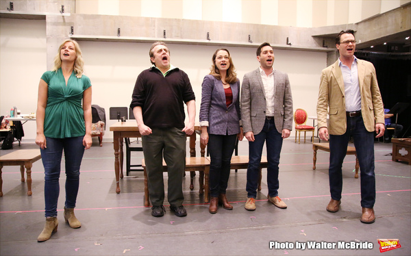 Photo Coverage: In Rehearsal with Matt Bogart, Whitney Bashor & the Cast of HIMSELF AND NORA Image