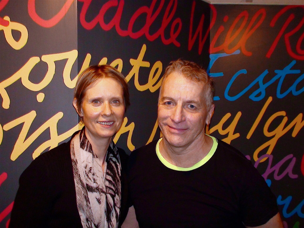 Photo Flash: Cynthia Nixon Visits Bill Bowers's ALL OVER THE MAP Off-Broadway Image