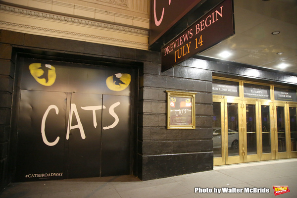 Theatre Marquee unveiling for the Broadway Revival of  'Cats' at the Neil Simon Theat Photo
