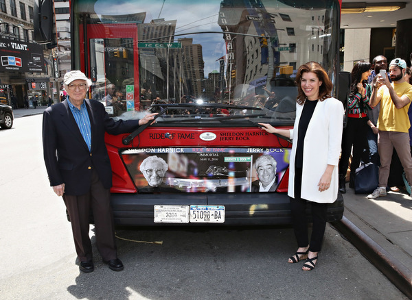 Lyricist Sheldon Harnick and Commissioner of the Mayor's Office of Media and Entertai Photo