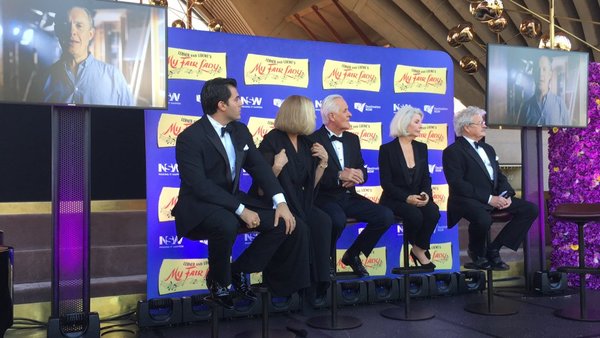 Photo Flash: Flowers and Fanfare! Inside MY FAIR LADY's Big Announcement in Sydney Image
