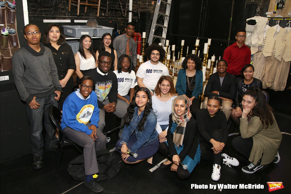 Photo Coverage: NYC High School Students Arrive for HAMILTON's Next #EduHam! Image