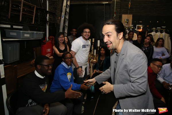 Photo Coverage: NYC High School Students Arrive for HAMILTON's Next #EduHam! Image