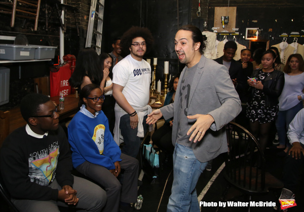 Photo Coverage: NYC High School Students Arrive for HAMILTON's Next #EduHam! Image