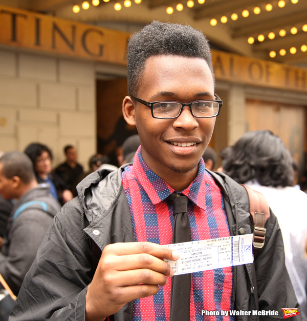 Photo Coverage: NYC High School Students Arrive for HAMILTON's Next #EduHam! Image