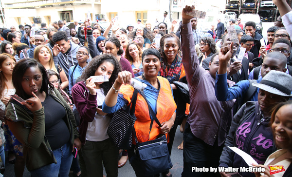 Photo Coverage: NYC High School Students Arrive for HAMILTON's Next #EduHam! Image