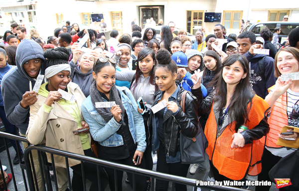 Photo Coverage: NYC High School Students Arrive for HAMILTON's Next #EduHam! Image