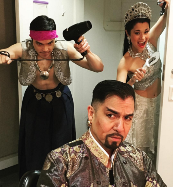 Photo Flash: THE KING AND I, SOMETHING ROTTEN! and More Casts Take Saturday Intermission Pics 