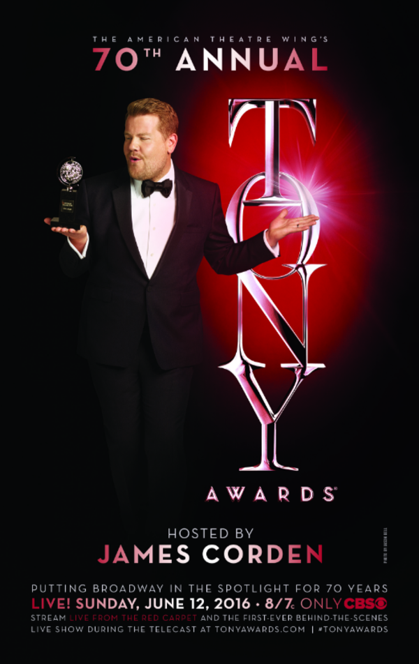 Photo Flash: Host James Corden Ready to Roll in New TONY AWARDS Poster & Promo Shots Image