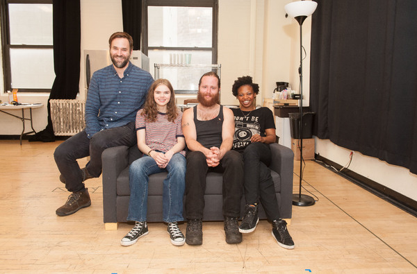 Photo Flash: In Rehearsal for Adam Rapp's THE PURPLE LIGHTS OF JOPPA ILLINOIS at Atlantic Theater Compny Image