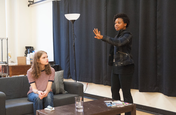 Photo Flash: In Rehearsal for Adam Rapp's THE PURPLE LIGHTS OF JOPPA ILLINOIS at Atlantic Theater Compny Image