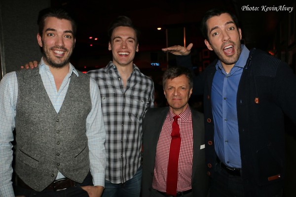 Jonathan Scott, Erich Bergen, Jim Caruso and Drew Scott Photo