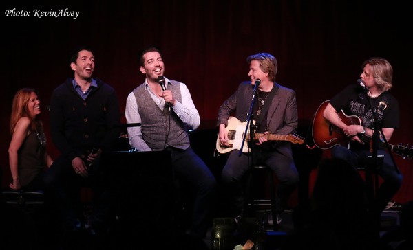 Victoria Shaw, Drew Scott, Jonathan Scott, Gunnar Nelson and Matthew Nelson Photo