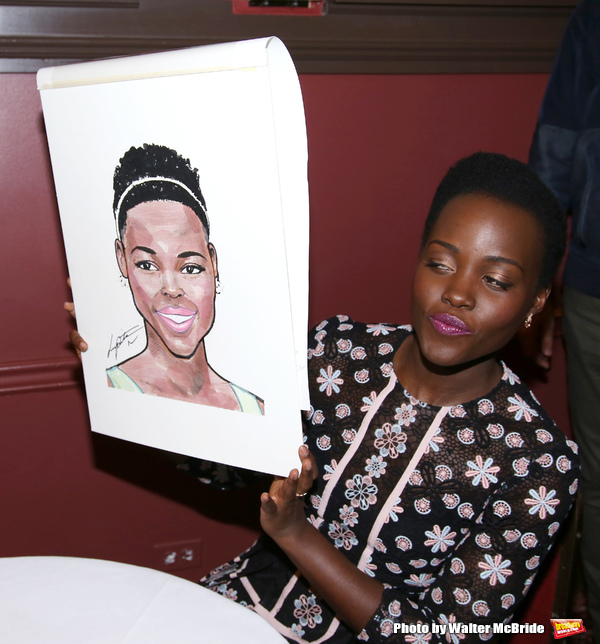 Photo Coverage: ECLIPSED's Lupita Nyong'o Celebrates Her New Sardi's Portrait! Image
