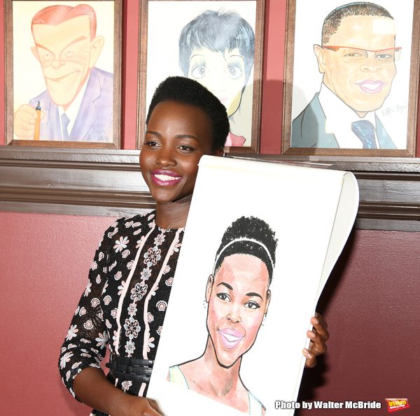 Photo Coverage: ECLIPSED's Lupita Nyong'o Celebrates Her New Sardi's Portrait! Image