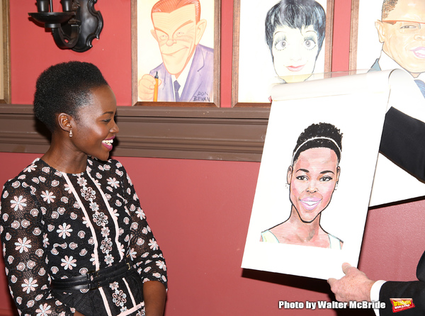 Photo Coverage: ECLIPSED's Lupita Nyong'o Celebrates Her New Sardi's Portrait! Image