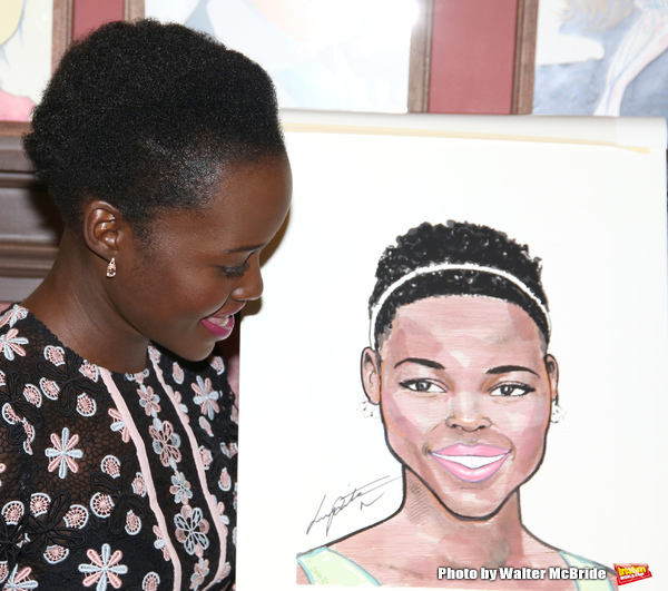 Photo Coverage: ECLIPSED's Lupita Nyong'o Celebrates Her New Sardi's Portrait! Image