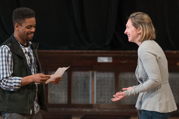 Jessie Fisher as Marianne and Jon Michael Hill as Roland Photo