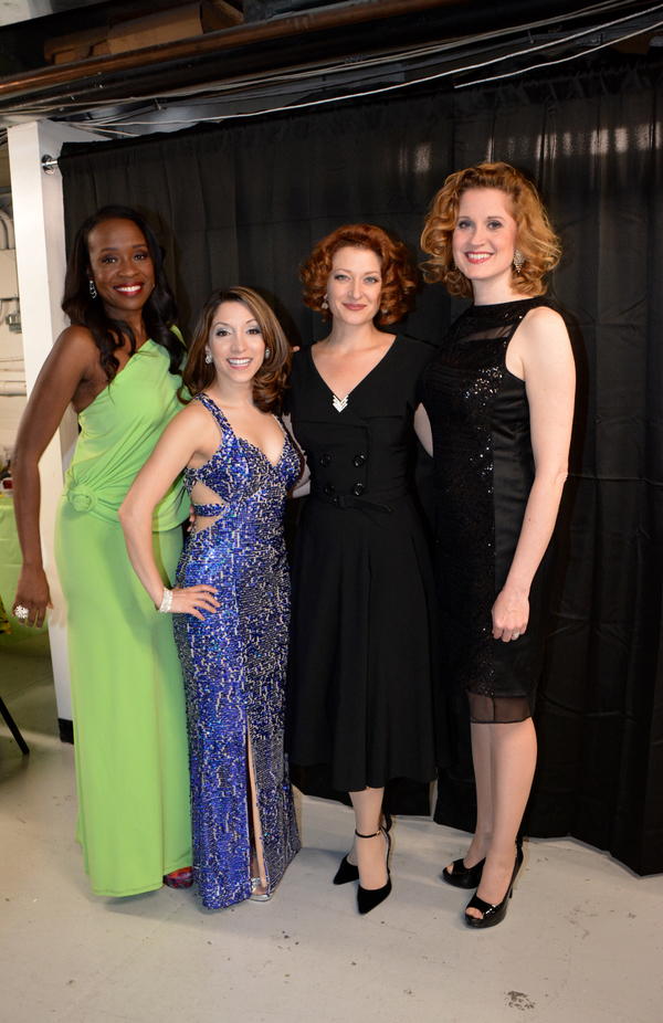 Jeannette Bayardelle, Christina Bianco, Kerry O'Malley and Christiane Noll at 