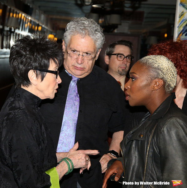 Chita Rivera, Harvey Fierstein and Cynthia Erivo Photo