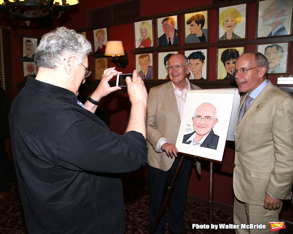 Harvey Fierstein, John Doyle and husband Robert Wilson  Photo