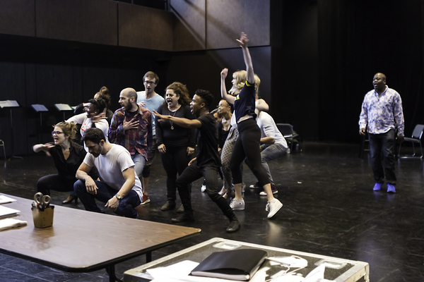 Photo Flash: Titus Burgess, Steve Kazee, Marissa Jaret Winokur & More Take Part in Michael Arden's MERRILY WE ROLL ALONG Development Session at The Wallis Image