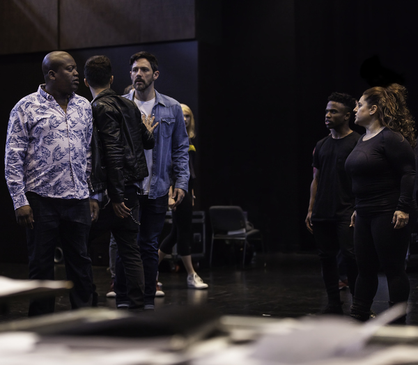 Photo Flash: Titus Burgess, Steve Kazee, Marissa Jaret Winokur & More Take Part in Michael Arden's MERRILY WE ROLL ALONG Development Session at The Wallis Image