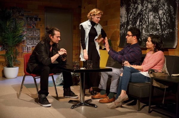 Photo Flash: First Look at Constantine Maroulis & More in Second Stage's FRIEND ART Image