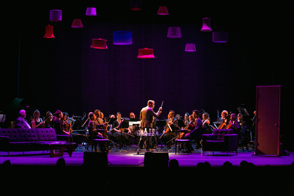 Luke Frazier conducting the American Pops Orchestra Photo