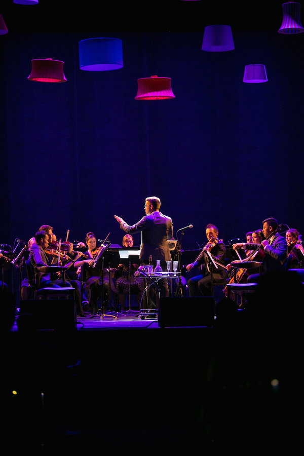 Luke Frazier conducting the American Pops Orchestra Photo